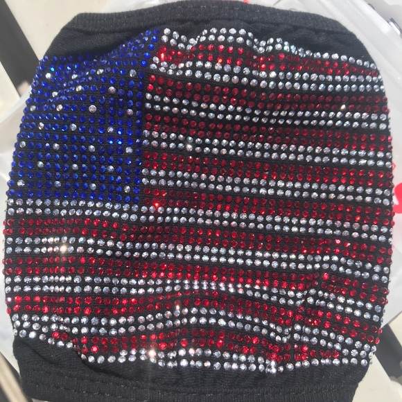 Very Blingy and Patriotic mask - Picture 3 of 6